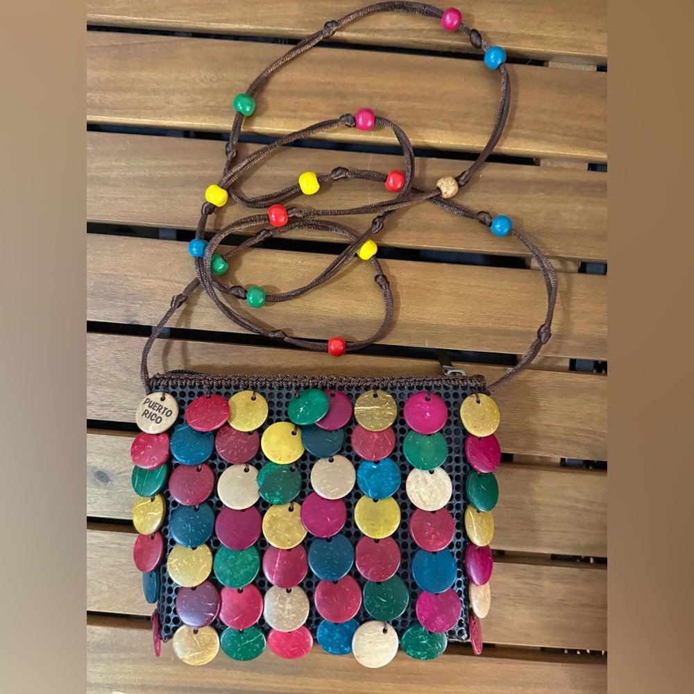 Colorful Beaded Women Bag